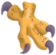 干からびた爪