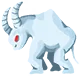 白き獣の像